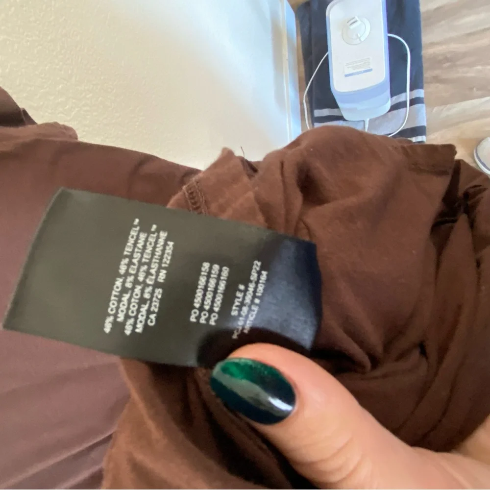 Aritzia Babaton Covet Mini Dress - Chocolate Brown - Size Large - Picture 7 of 7